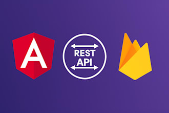 do angular development, firebase, API integration