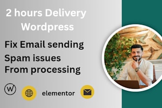 fix wordpress email issue, contact form issue, wp gmail smtp, woocommerce email