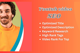 be your youtube video SEO expert