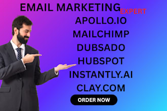 set up apollo instantly clay mailchimp dubsado