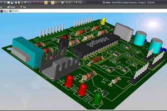 design custom pcb circuit, pcb layout in kicad, proteus, easyeda and alitum