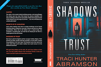 design a full book cover, front cover, spine, back cover