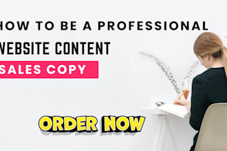 provide SEO website copywriting and website content writing services