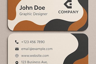 design a minimal and luxury business card