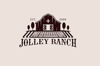 design vintage off grid ranch logo