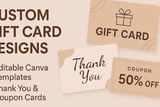 design beautiful gift cards thank you notes coupon templates gift cards designs