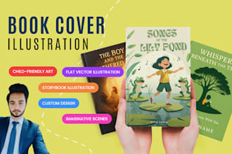 illustrate children story book for kids book and amazon KDP