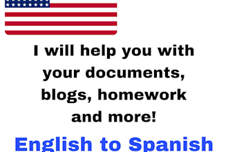translate documents, articles, or websites eng and spa