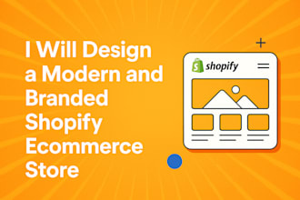 design a modern droop shipping or ecommerce shopify website