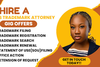 be your trademark attorney for registration, renewal, search, and office action