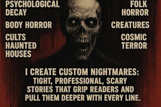 ghostwrite or rewrite nightmare inducing horror story