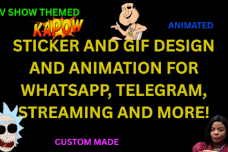 create funny TV shows themed stickers for texting