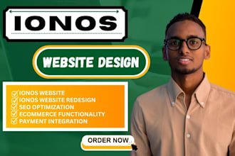 create ionos site design, ionos site redesign, ionos site ecommerce site