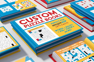 create stunning KDP book covers, unique word search, activity book