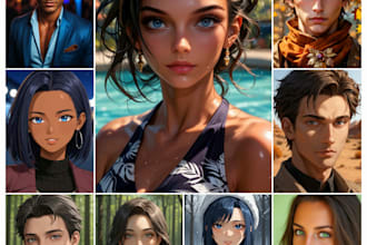 make ai art characters portraits action scenes anime realistic cyberpunk pixar