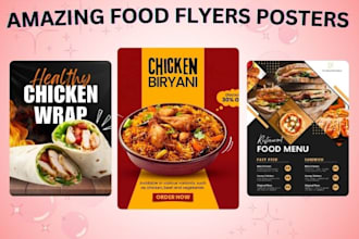 design creative party flyer, corporate flyer, food flyer