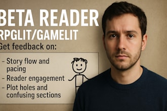 beta read any genre of literature work