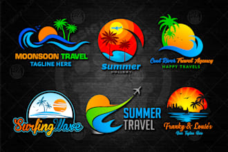 do a travel agency, hotel, adventure and photography logo or any graphics design