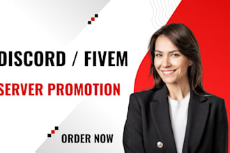 do organic discord promotion, fivem discord server, fivem promotion