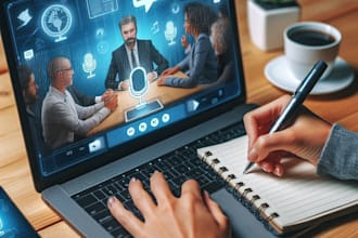 transcript english audio to text