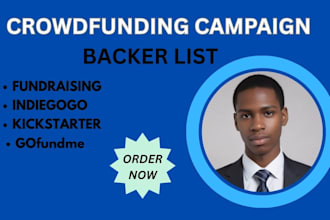 do crowdfunding backer list for kickstarter gofundme indiegogo campaigns