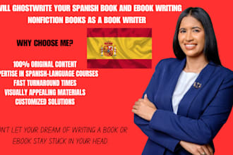 ghostwrite your spanish book and ebook writing nonfiction books as a book writer
