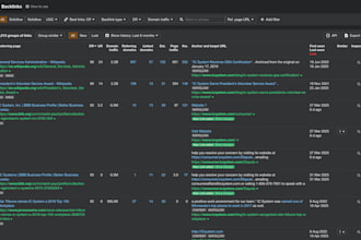 perform in depth keyword and competitor research for your niche