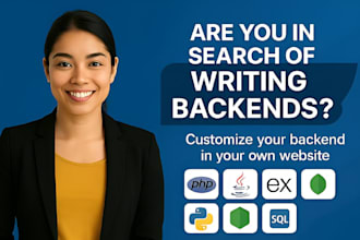 do backend website development based on your already developed frontend project