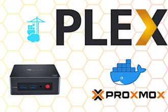 setup plex media server, sonarr, radarr, emby, jellyfin, plex