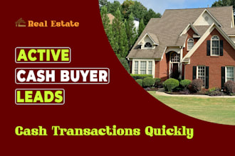 provide real estate leads for active cash buyer lists