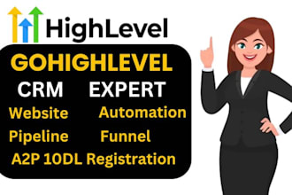do gohighlevel CRM, funnels, automation, pipeline, and a2p 10dl