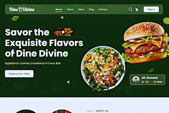 design restaurant website restaurant wordpress website with online ordering