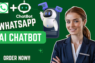 build whatsapp ai chatbot whatsapp business API, ai chatbot setup,  flow fixing