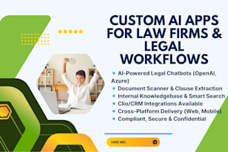 build ai app for legal, compliance and law firms