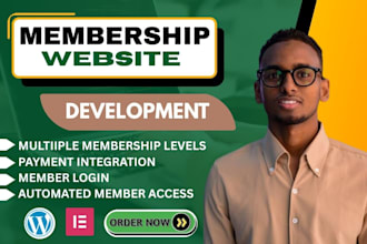 build a high converting membership website custom development and support