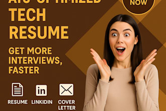 a modern ats optimized resume for tech and IT jobs