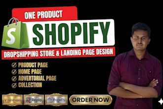 clone shopify landing page design one product dropshipping store replo pagefly