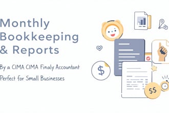 do monthly bookkeeping and financial reports for your small business