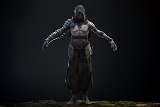 optimized 3d game character, ue5 control rig, unity texture, ue5 asset, animate
