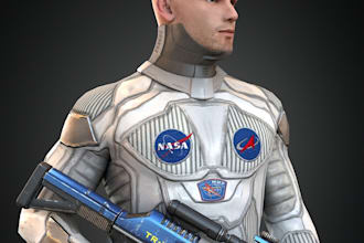 detailed 3d game character, ue5 control rig, unity texture, face rig, animation