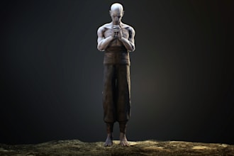 accurate 3d character, fix mesh, 4k texture, mocap retarget, ue5 skeleton rig