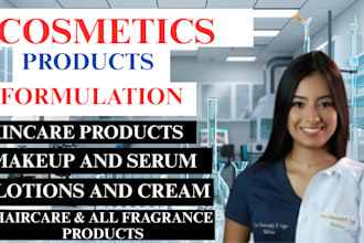 be chemist of cosmetics and skin care formulation