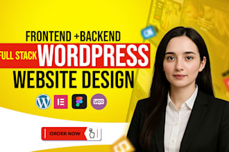 provide full wordpress website design and development support