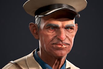 do 3d realistic character,game character,ue5,ue4,maya,3d texturing,3d rigging