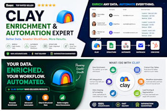 do data enrichment by using clay