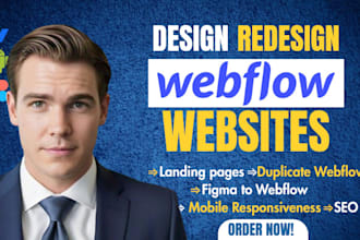 design webflow website develop clone webflow figma to webflow expert