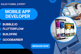 build your custom app using bubble flutterflow goodbarber buildfire passion io