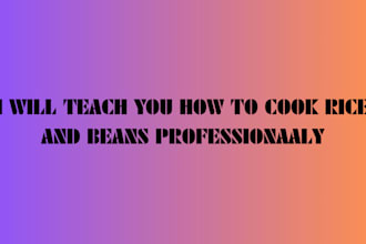 you how to cook rice and beans