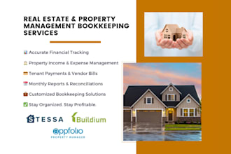 provide real estate and property management bookkeeping services