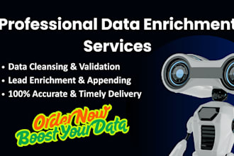 offer professional data enrichment services